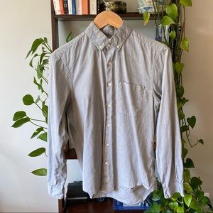 Steven Alan grey shirt XS